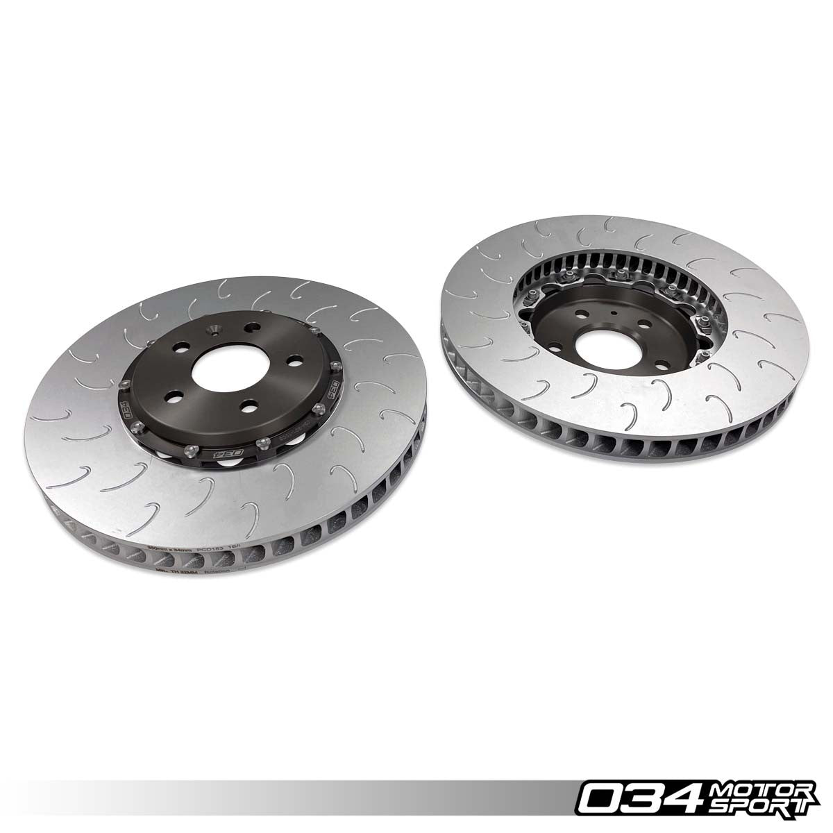 034Motorsport 2-Piece Front Brake Discs 350x34mm - Audi S4 S5 SQ5 B9 B9.5 5