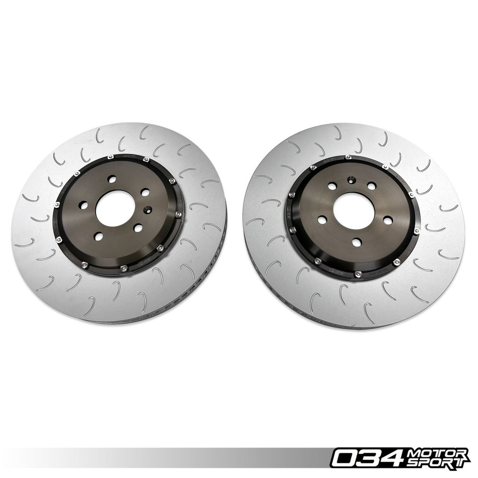 034Motorsport 2-Piece Floating Front Brake Discs 375x36mm - Audi RS5 B9 Q7 Q8 4M 1
