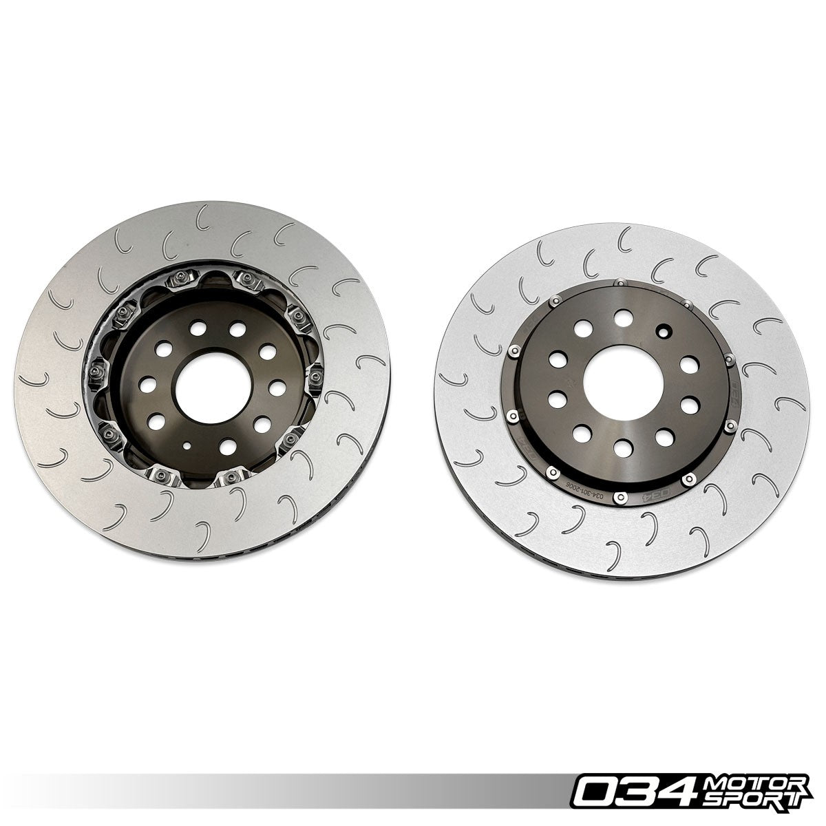 034Motorsport 2-Piece Rear Brake Discs 310x22mm - VW Golf R Mk7 Mk8 Audi S3 8V 2