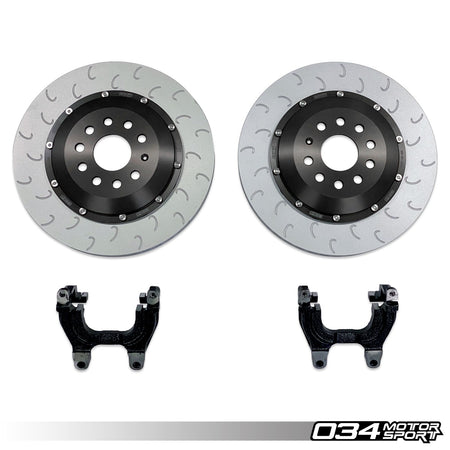 034Motorsport 350mm 2-Piece Rear Brake Disc Upgrade - VW Golf R Mk7 Audi S3 8V 1