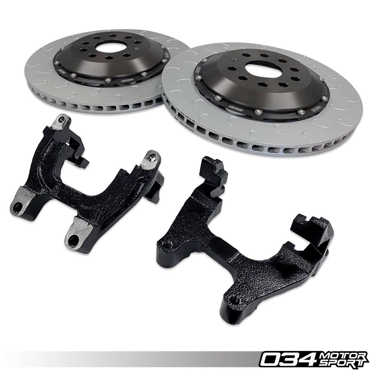 034Motorsport 350mm 2-Piece Rear Brake Disc Upgrade - VW Golf R Mk7 Audi S3 8V 2