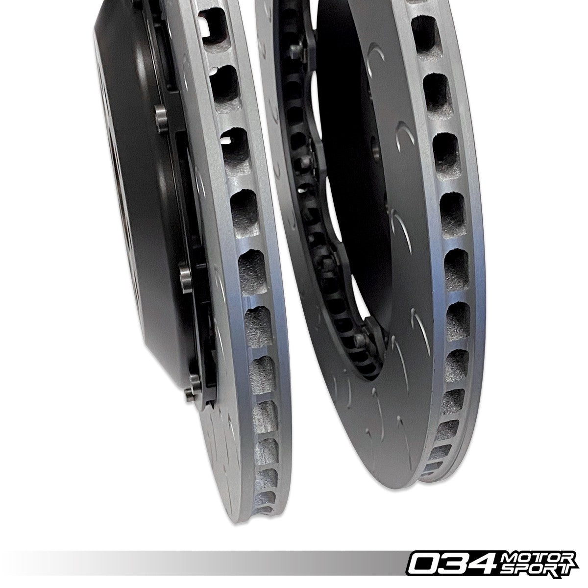 034Motorsport 350mm 2-Piece Rear Brake Disc Upgrade - VW Golf R Mk7 Audi S3 8V 8