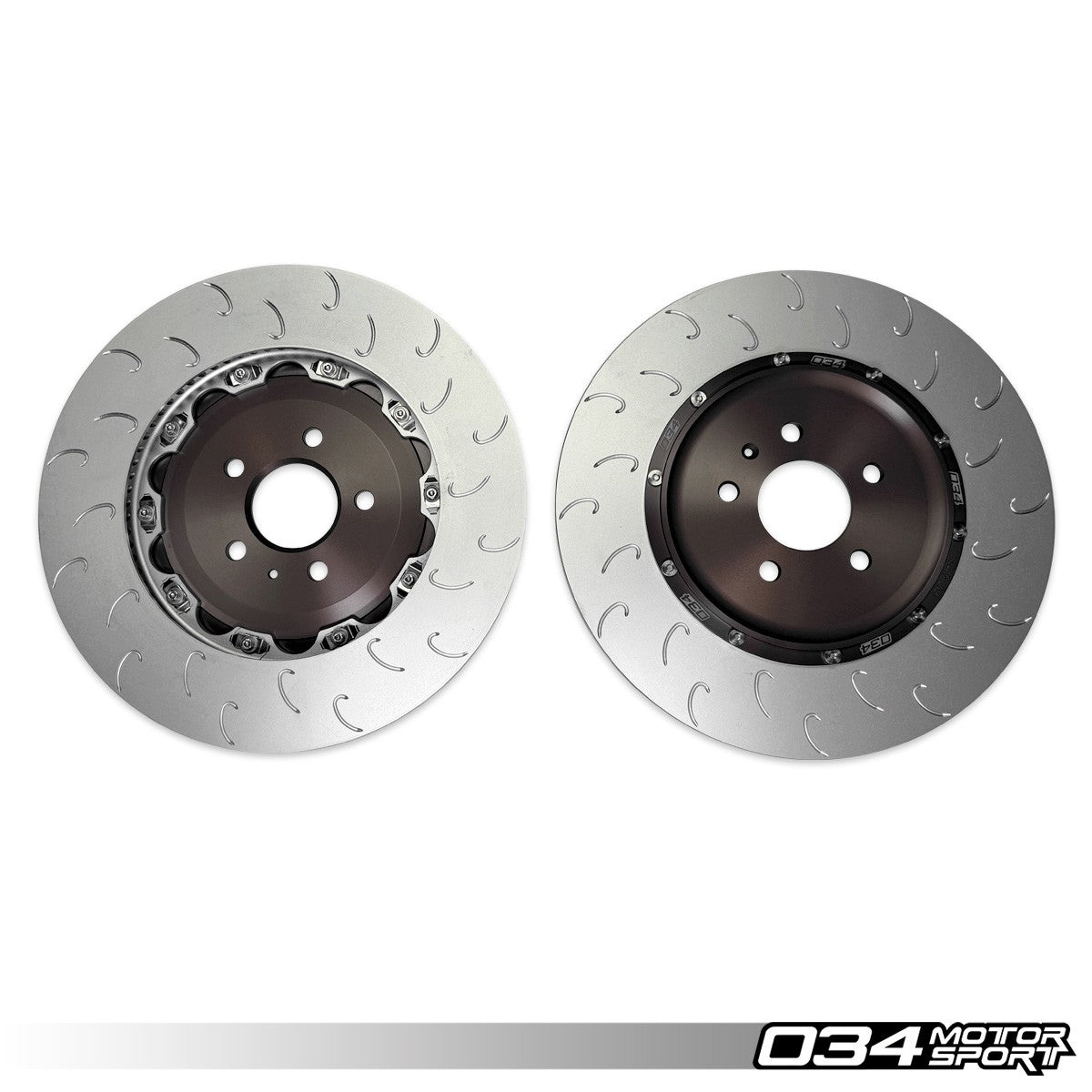 034Motorsport 2-Piece Floating Rear Brake Discs 370x30mm - Audi RS6 RS7 C8 1