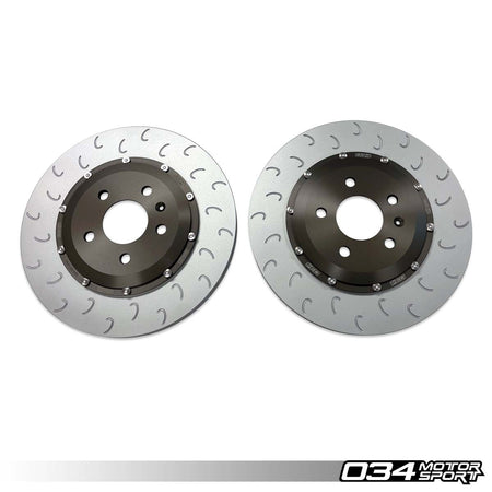 034Motorsport 2-Piece Rear Brake Discs 330x22mm - Audi S4 S5 Q5 SQ5 B8 B8.5 1