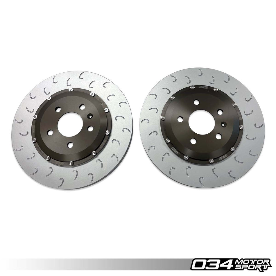 034Motorsport 2-Piece Rear Brake Discs 330x22mm - Audi S4 S5 Q5 SQ5 B8 B8.5 1