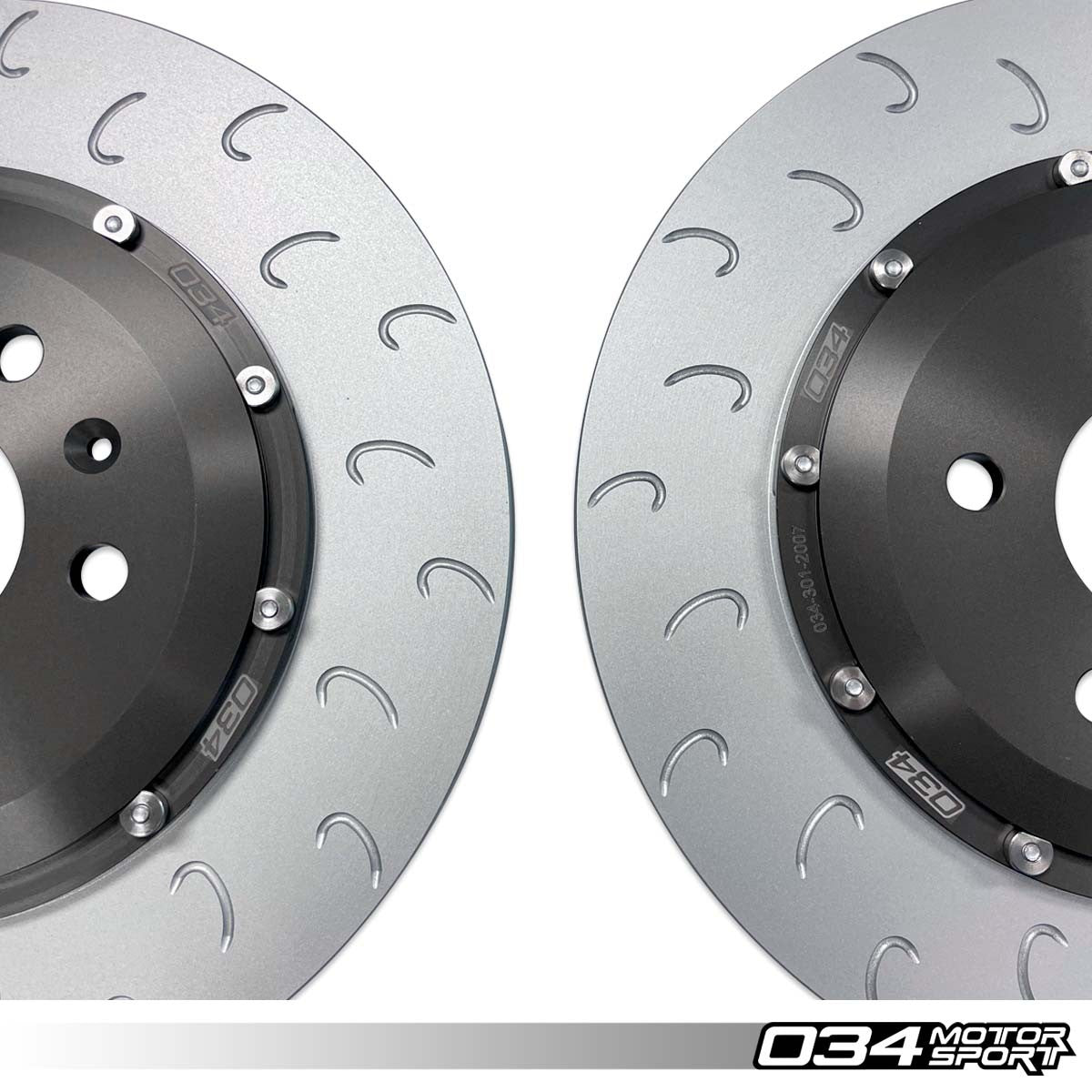 034Motorsport 2-Piece Rear Brake Discs 330x22mm - Audi S4 S5 Q5 SQ5 B8 B8.5 3