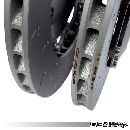 034Motorsport 2-Piece Rear Brake Discs 330x22mm - Audi S4 S5 Q5 SQ5 B8 B8.5 6