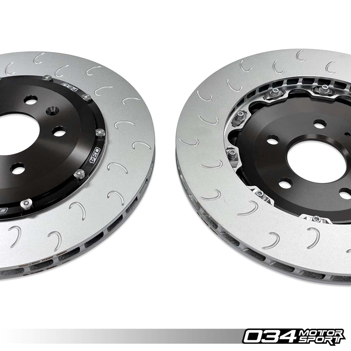034Motorsport 2-Piece Rear Brake Discs 330x22mm - Audi S4 S5 SQ5 B9 B9.5 5