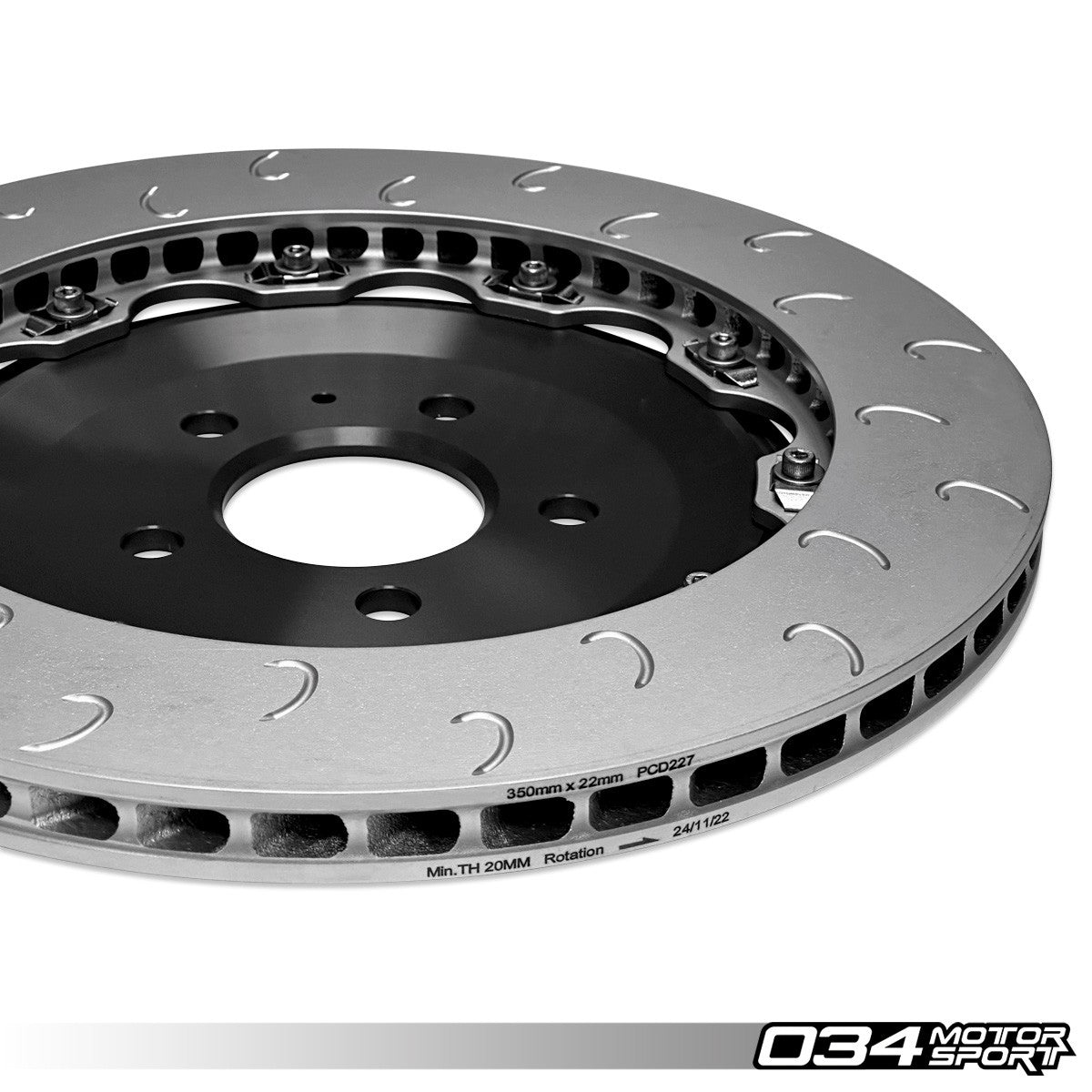 034Motorsport 2-Piece Floating Rear Brake Discs 356x22mm - Audi S6 S7 C7 4