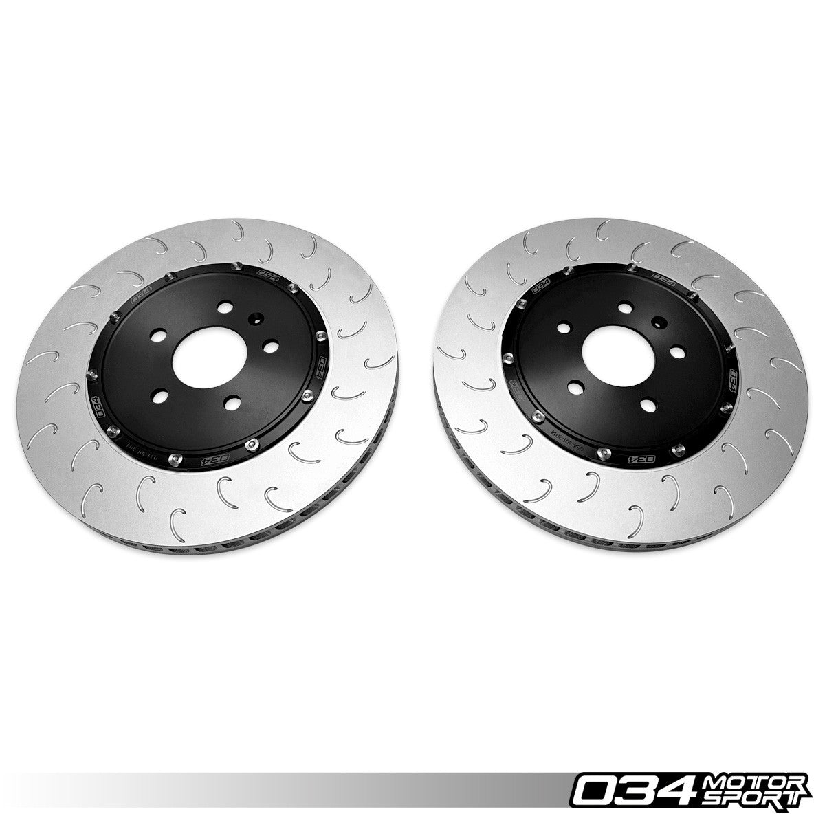 034Motorsport 2-Piece Floating Rear Brake Discs 350mm Audi S6 S7 C8 A8 S8 Q7 Q8 1