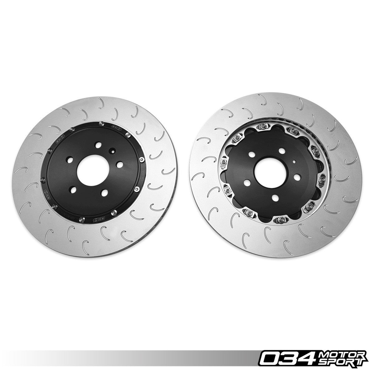 034Motorsport 2-Piece Floating Rear Brake Discs 350mm Audi S6 S7 C8 A8 S8 Q7 Q8 2