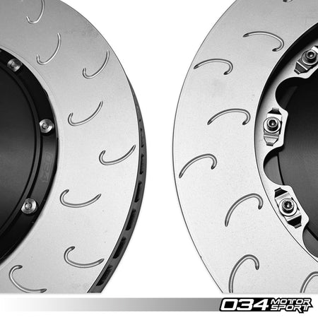 034Motorsport 2-Piece Floating Rear Brake Discs 350mm Audi S6 S7 C8 A8 S8 Q7 Q8 3