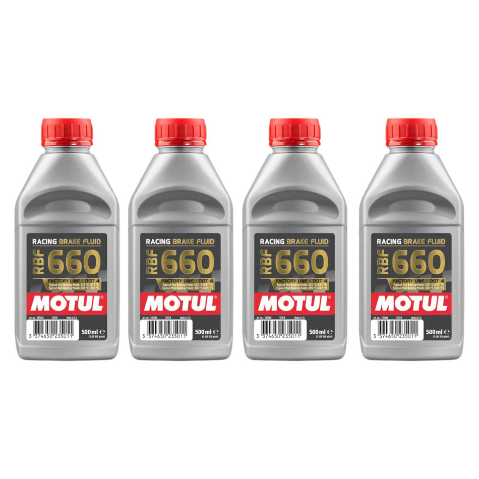 Motul RBF 660 Racing DOT 4 Brake Fluid 500ml Fully Synthetic 101666