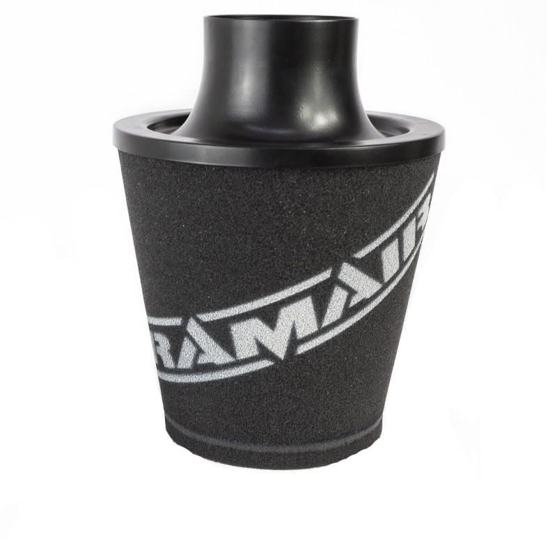 Ramair Performance Universal Cone Small Foam Intake Filter Coupler 90mm Black