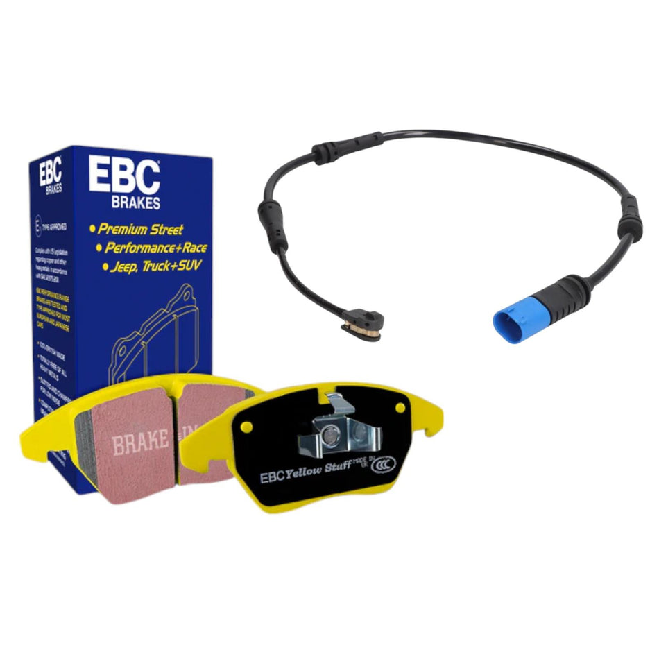 EBC Yellowstuff Rear Brake Pads + Wear Sensor Lead For BMW G80/G82 M3/M4 G87 M2