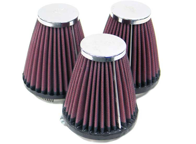 K&N Air Filter High-Flow Performance Washable Reusable Oiled Drop-In Cold Air