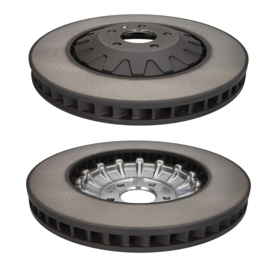 SHW Performance Pair 399mm Front Brake Discs X2 for Audi A6 A7 A8 Q7 Q8 VW CR7