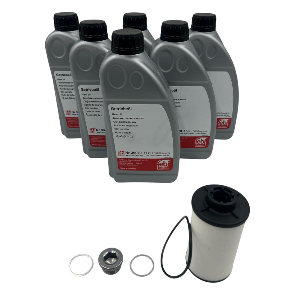 Febi DQ250 transmission DSG Gearbox Oil & Filter Service Kit Audi S3 8P MK5 GTI