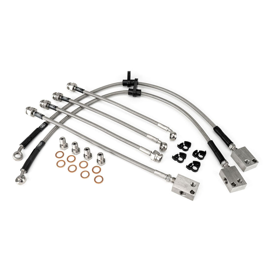 HEL Performance Braided Brake Lines Kit For Honda Civic FN2 Type R 2.0 06-