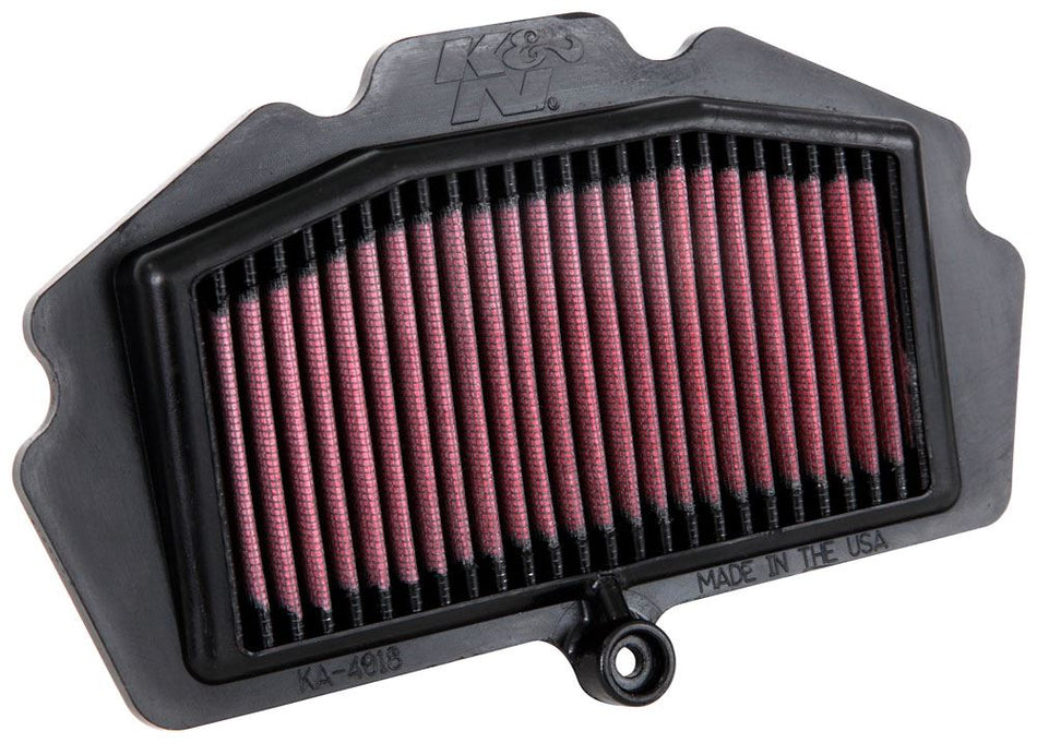 K&N High-Flow Air Filter Washable Kawasaki Ex400 Ninja/Ex400 Ninja Abs 399 18-23