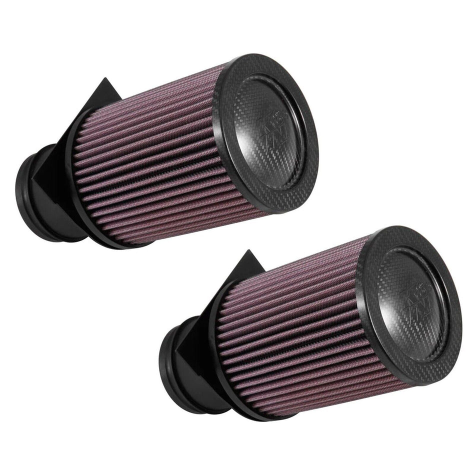 K&N Performance Air Filters Pleated x2 For Lamborghini Huracan V10 / Audi R8 15-