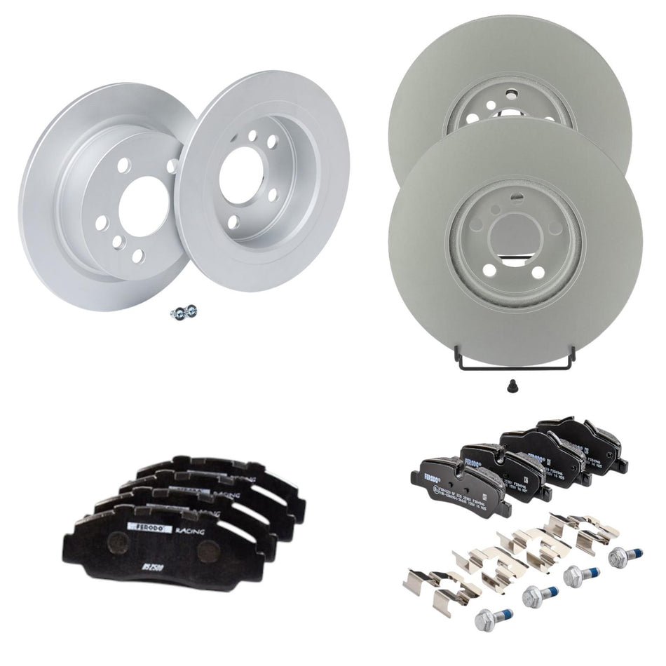 MINI F56 John Cooper Works 2.0 JCW 2x Front & 2x Rear Brake Discs and Pads FR DS2500
