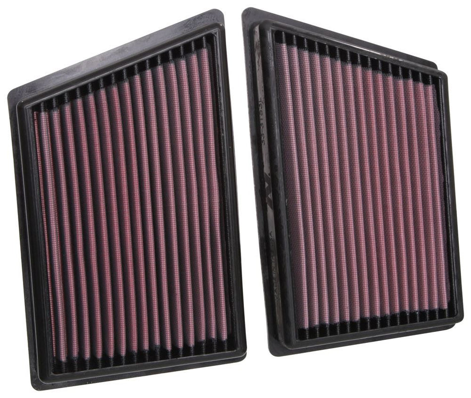 K&N High-Flow Air Filter Performance Washable Reusable Porsche 911 3.0 H6 19-24