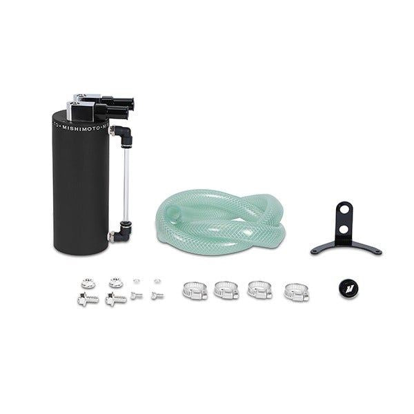 Mishimoto Aluminum Oil Catch Can - Small Upgrade Aftermarket Wrinkle Black