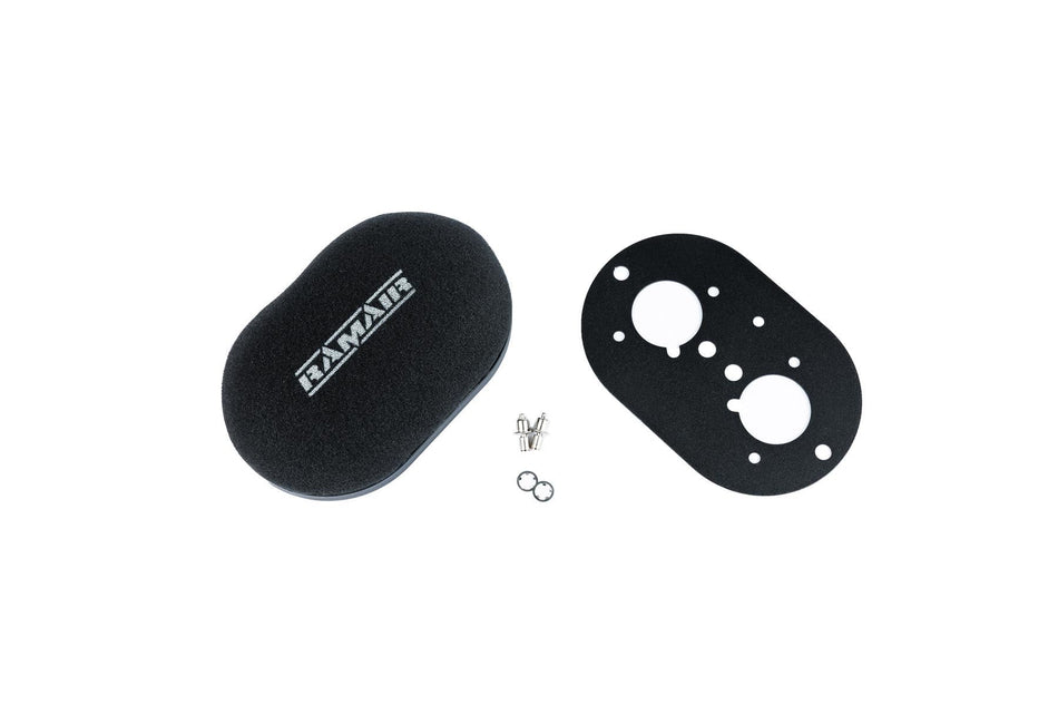 Ramair Domed Carb Air Filter and Baseplate For Weber 40 IDF 65mm Internal Height