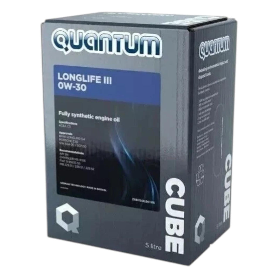 Quantum Longlife 3 0W-30 Fully Synthetic Engine Oil 5L For Audi BMW Porsche VW