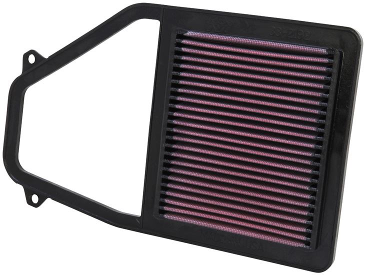 K&N High-Flow Air Filter Performance For Honda Civic Dx/Civic Ex 1.7 L4 01-05