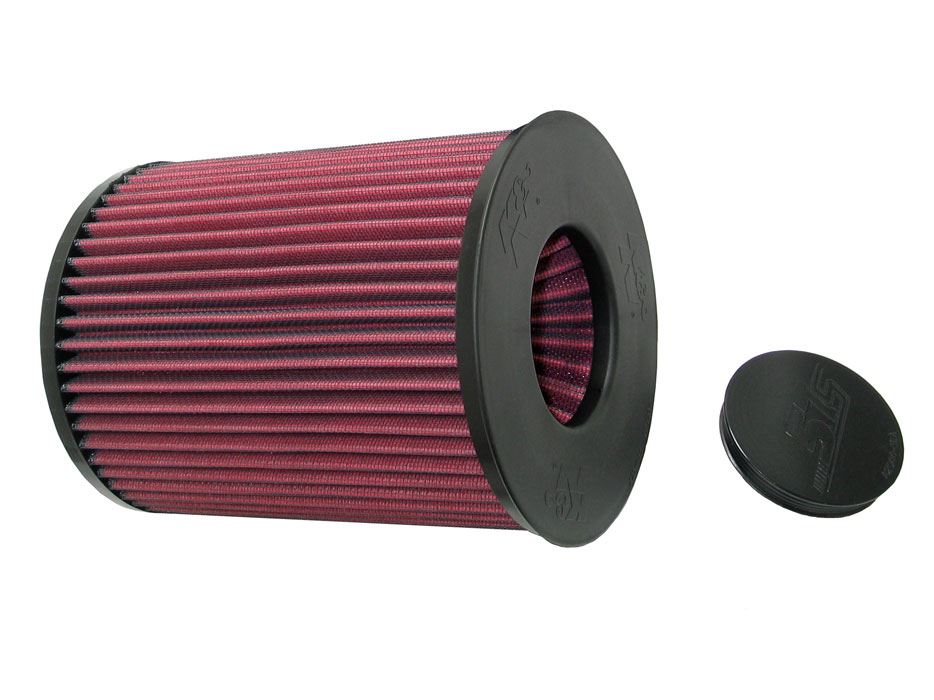 K&N Air Filter High-Flow Performance Washable Reusable Oiled Drop-In Cold Air
