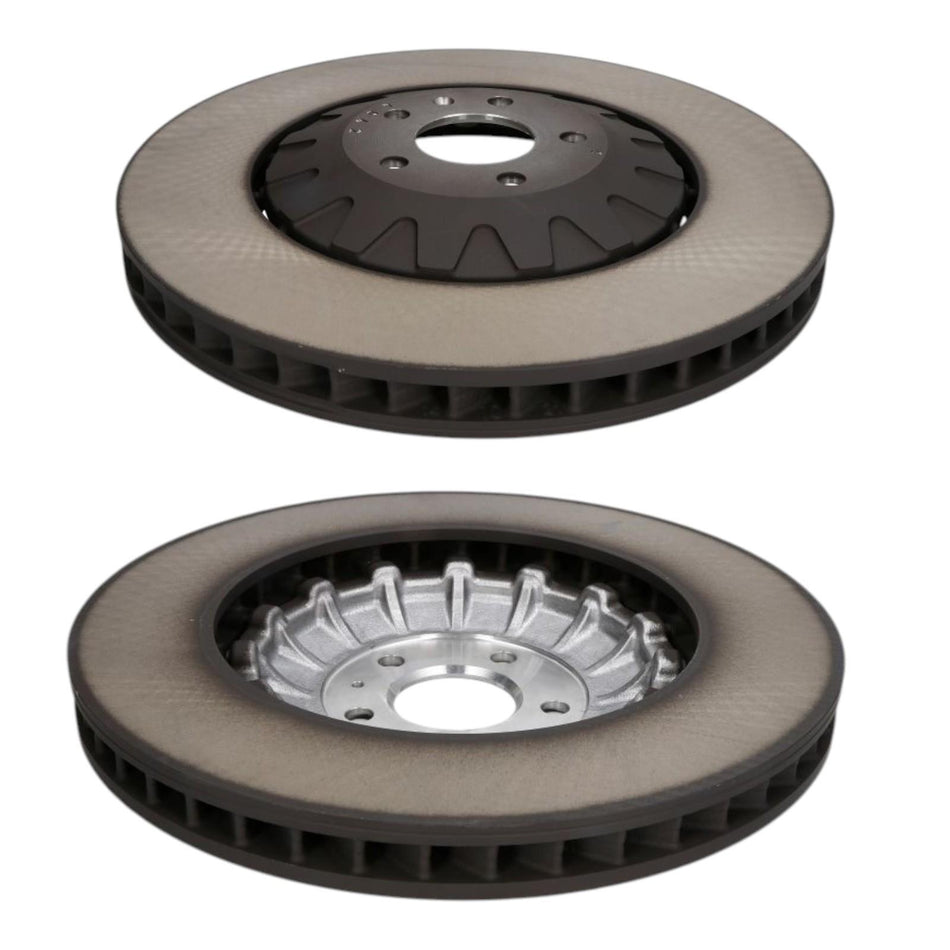 SHW Performance Pair 399mm Front Brake Discs X2 for Audi A6 A7 A8 Q7 Q8 4A2 4A5