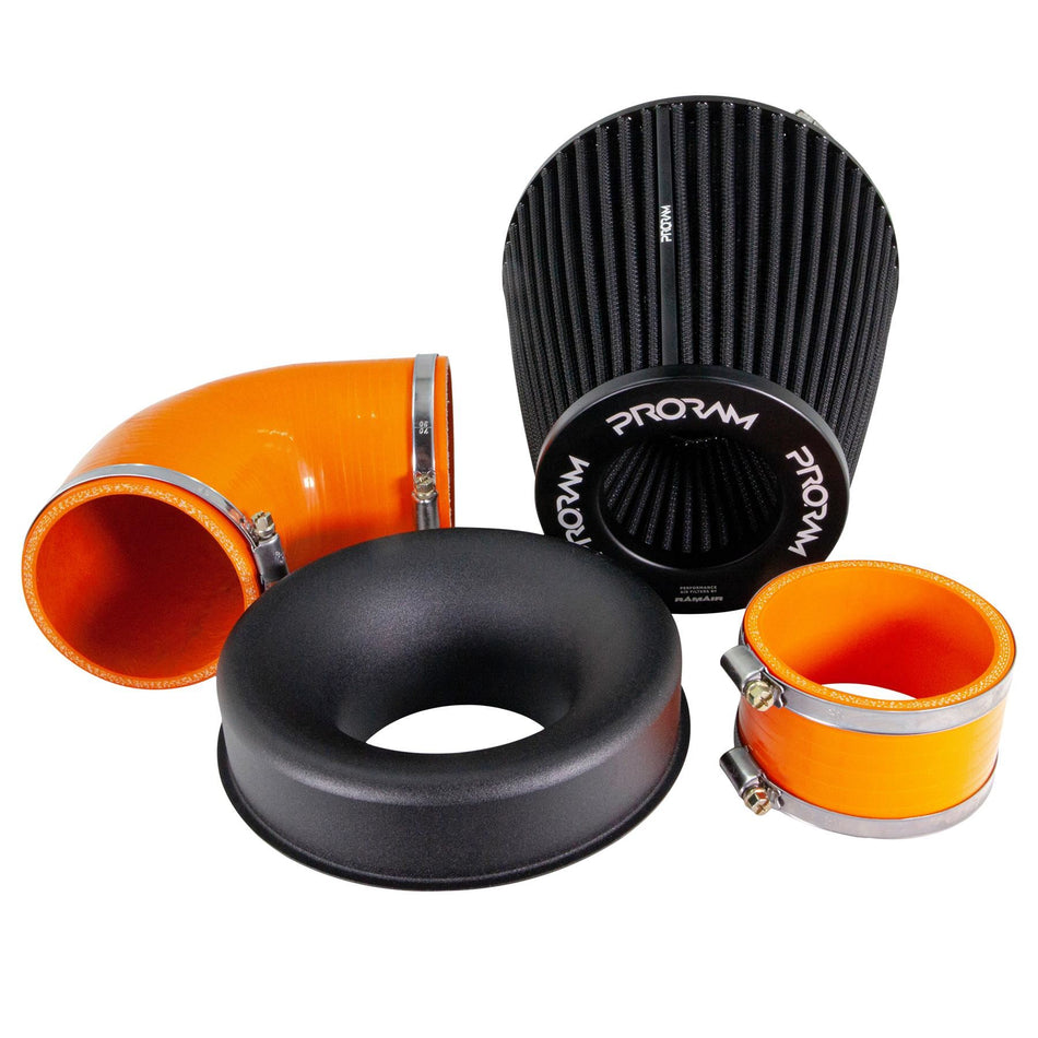 Proram Performance Pleated Induction Kit For Ford Focus MK2 2.5 ST Orange Hoses