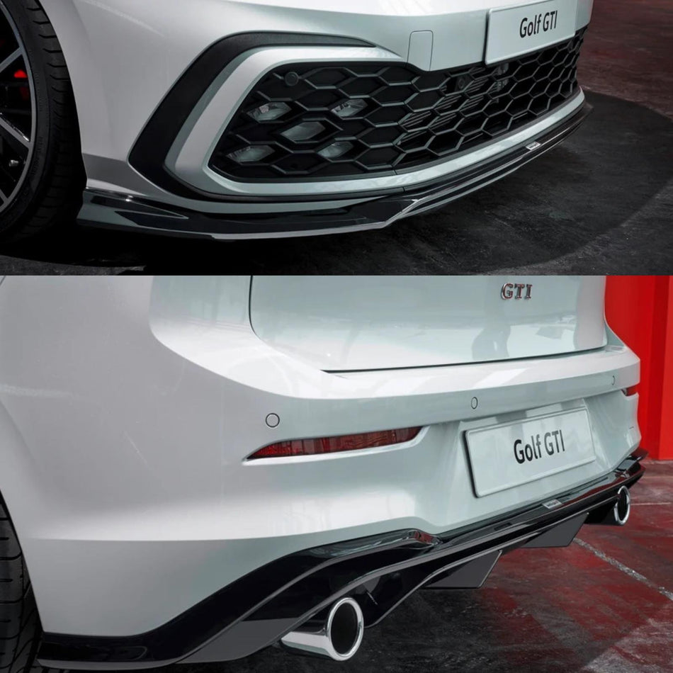 Oettinger Front Spoiler and Rear Diffuser for VW Golf GTI/GTD/GTE MK8