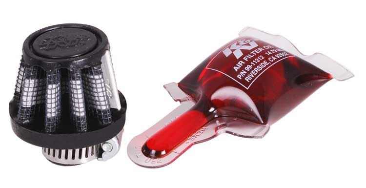 K&N Air Filter High-Flow Performance Washable Reusable Oiled Drop-In Cold Air