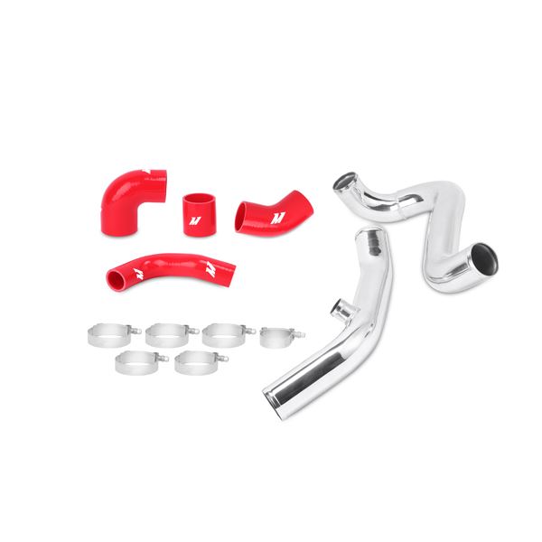Mishimoto VII, VIII, IX Upper Intercooler Pipe Kit, Red Hoses Mitsubishi Lancer