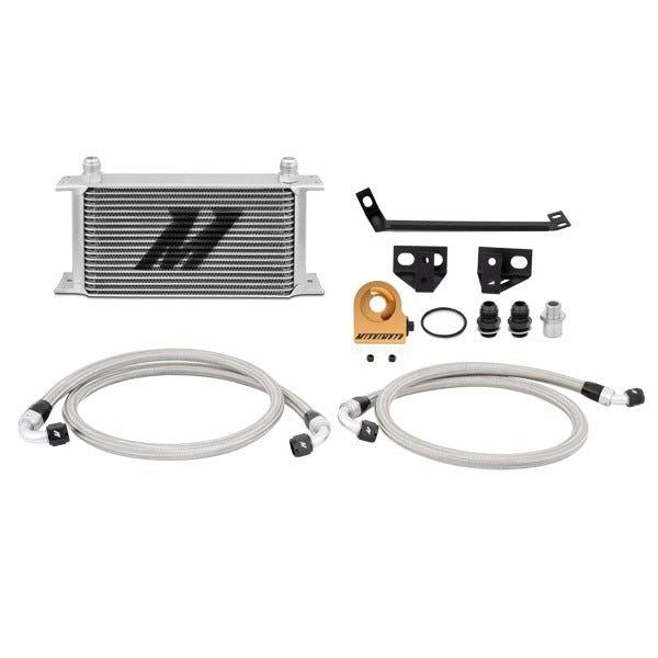 Mishimoto Performance T-stat Oil Cooler Ford Mustang 15-17 Direct Fit Silver