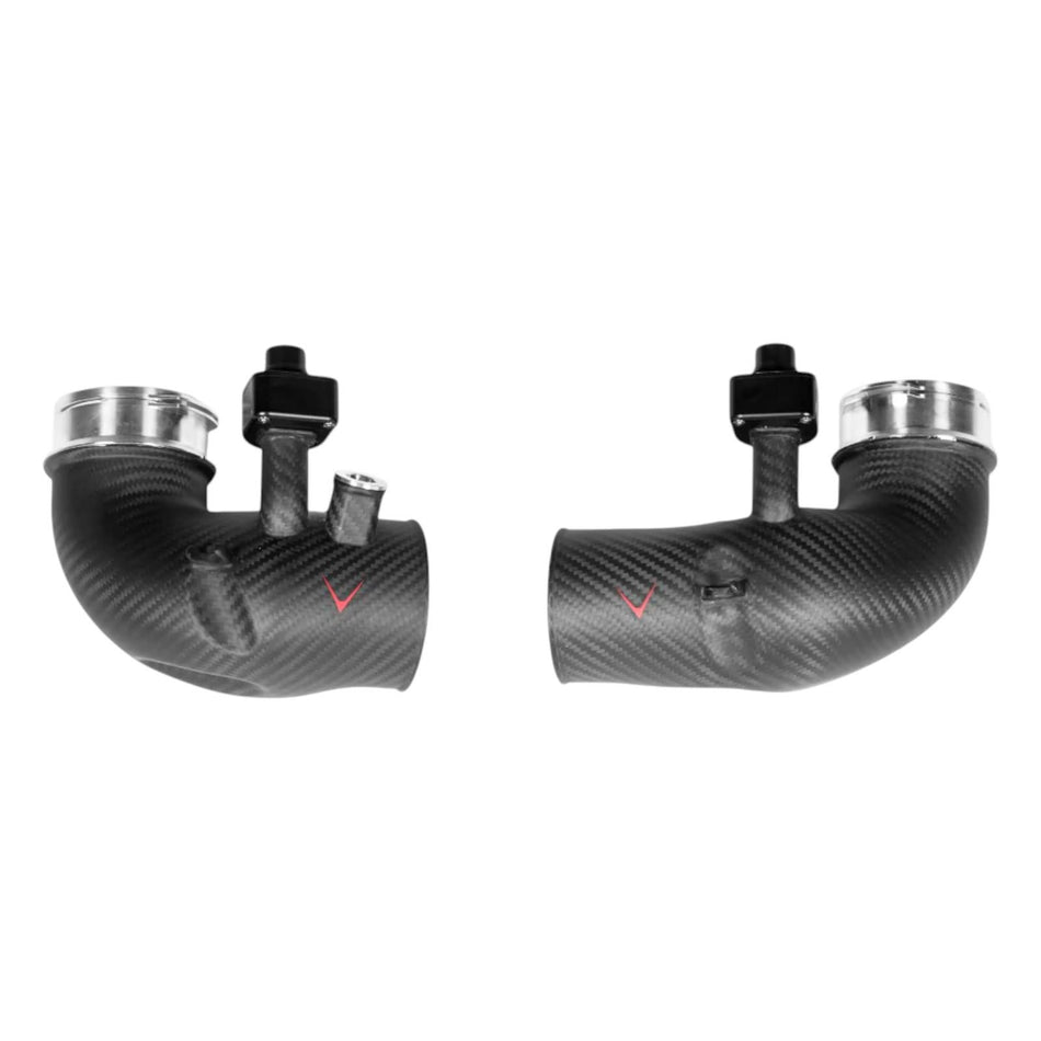 Eventuri Carbon Fiber Turbo Matte Air Inlets Finish for BMW M5 G90 G99 S68 4.4l