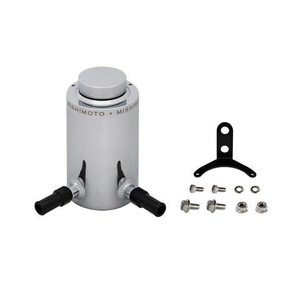 Mishimoto Aluminum Power Steering Reservoir Tank Upgrade Aftermarket Silver