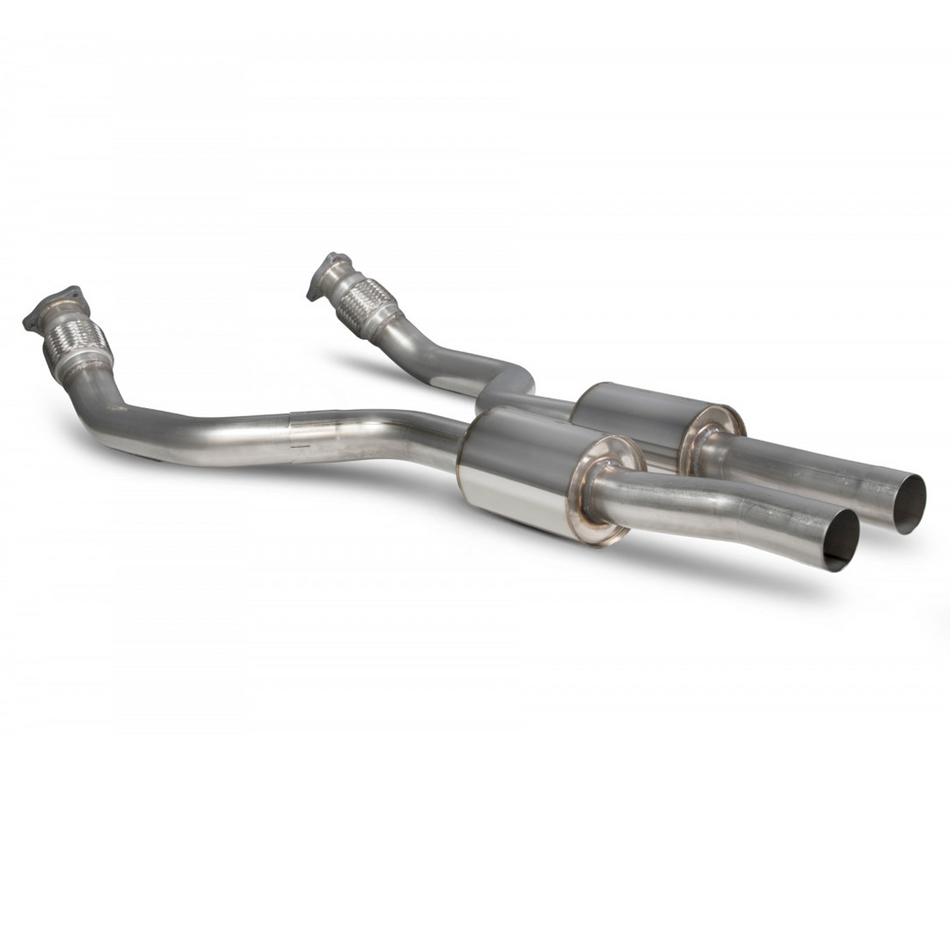 Audi S4 3.0TFSi B8 B8.5 09-16 Scorpion 2.5" Resonated Front Exhaust Section