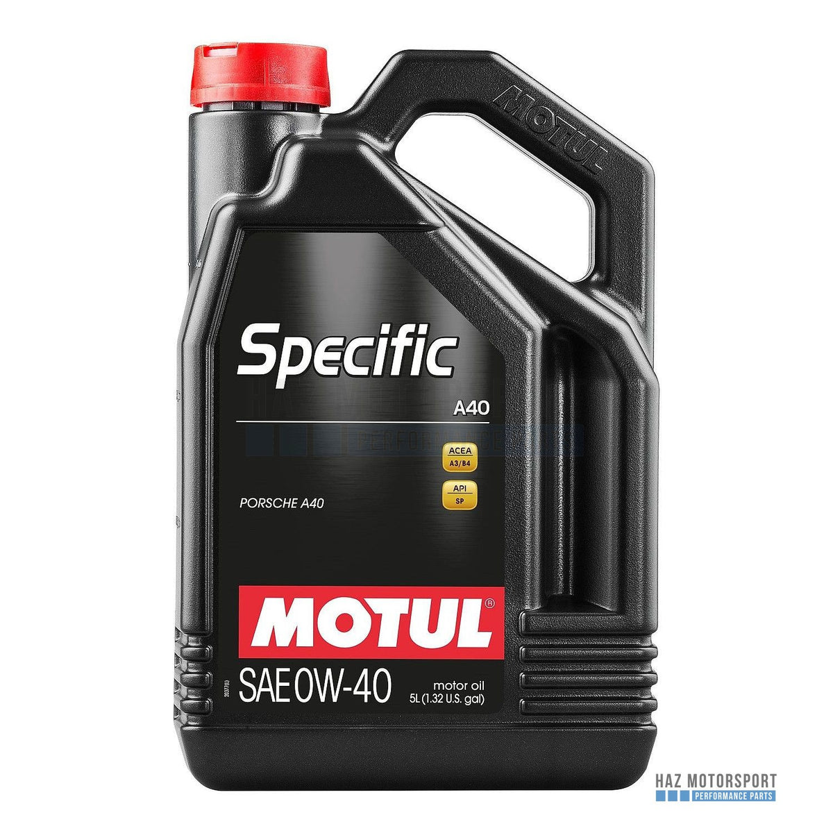 5L MOTUL SPECIFIC A40 0W-40 Fully Synthetic Engine Oil For Porsche A40 Approved