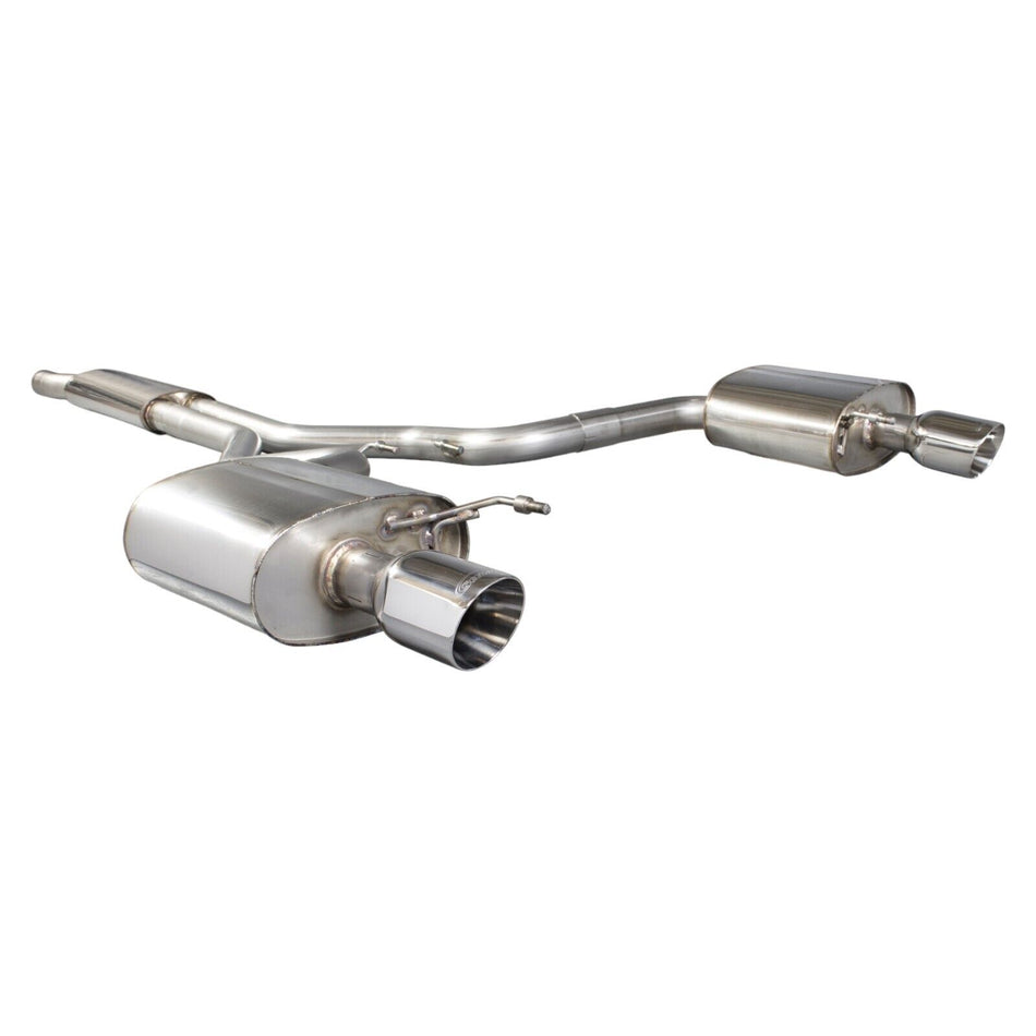 Ford Mustang 2.3T 15-17 2.75" Resonated Cat-Back Exhaust Stainless Daytona Tip