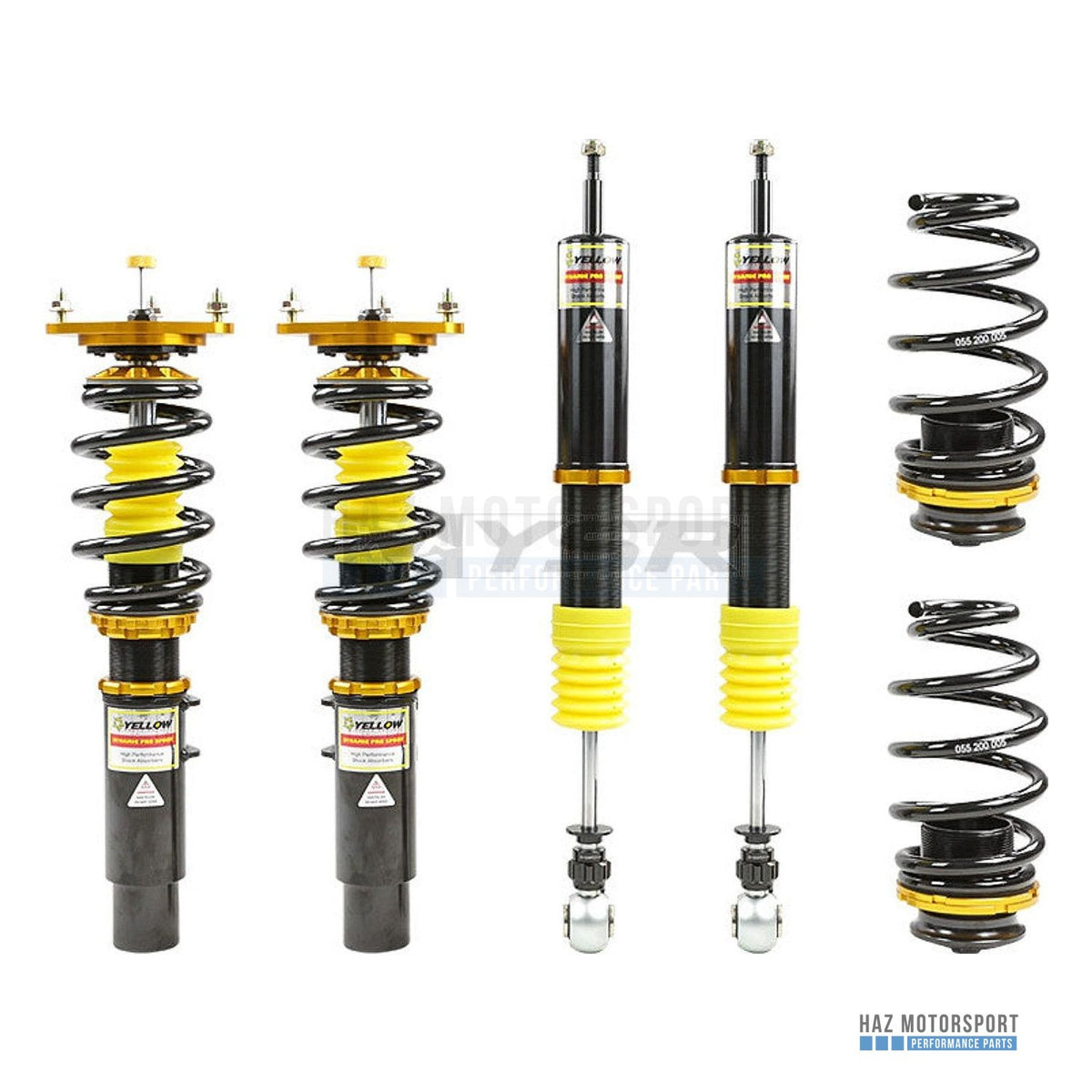 YSR Dynamic Pro Sport Coilovers - for Volkswagen Golf MK5 03-08 55mm Strut Inc GTI FWD (YS01-VW-DPS007)