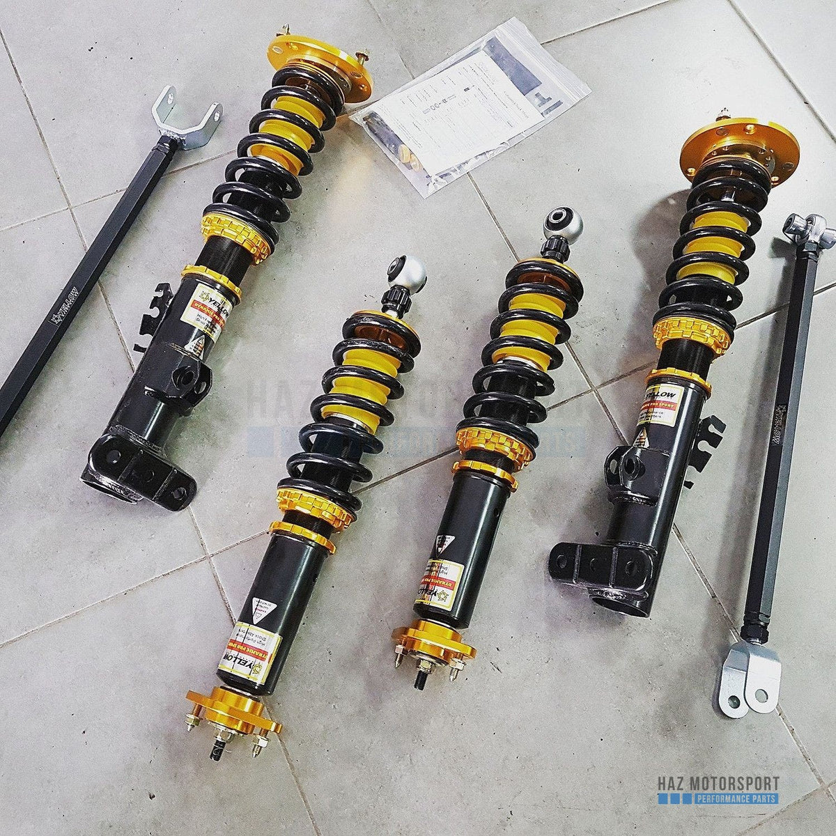 YSR Dynamic Pro Sport Coilovers - for BMW 3-Series E36 Ti Compact 94-01 (YS01-BM-DPS007-10)