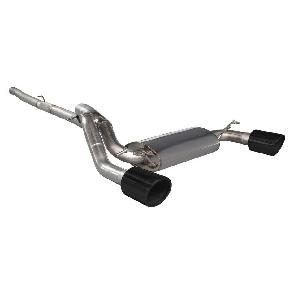 Focus Mk3 RS 16- 3" Catback Exhaust Black Ceramic Tip