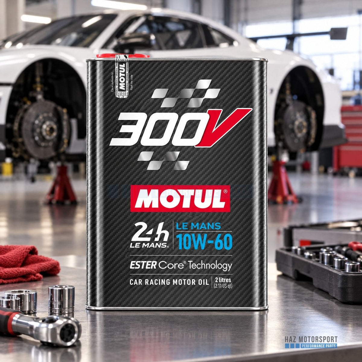 2L MOTUL 300V Le Mans 10W-60 Synthetic Engine Oil for BMW VW Audi Mercedes E85
