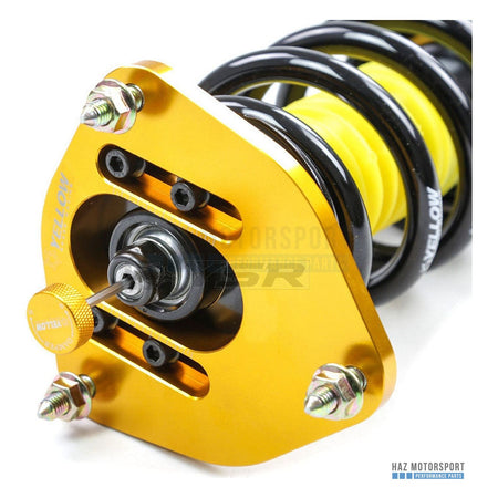 YSR Dynamic Pro Sport Inverted Coilovers - for Volkswagen Scirocco 08-17 (YS01-VW-DPS033-10-i) - Yellow