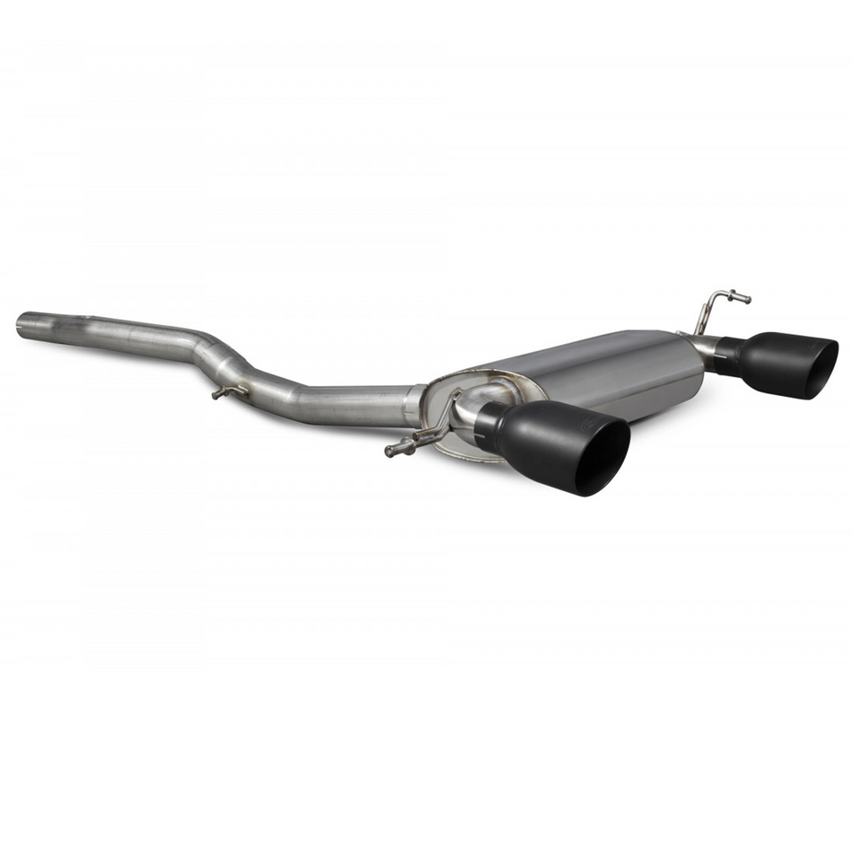 Scorpion Non-res cat-back Exhaust Black Daytona Tips Audi TT 240 Quattro MK1 8N