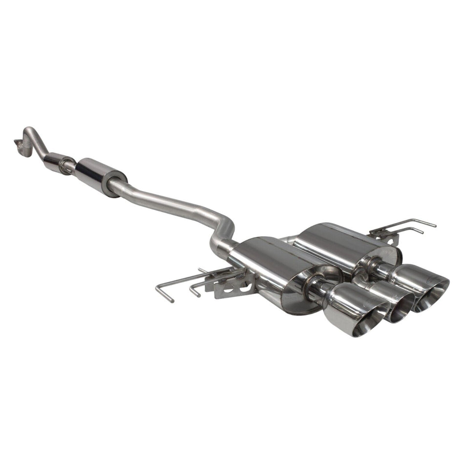 Scorpion Resonated cat-back Exhaust + Silver Tips For Honda Civic Type R FK8